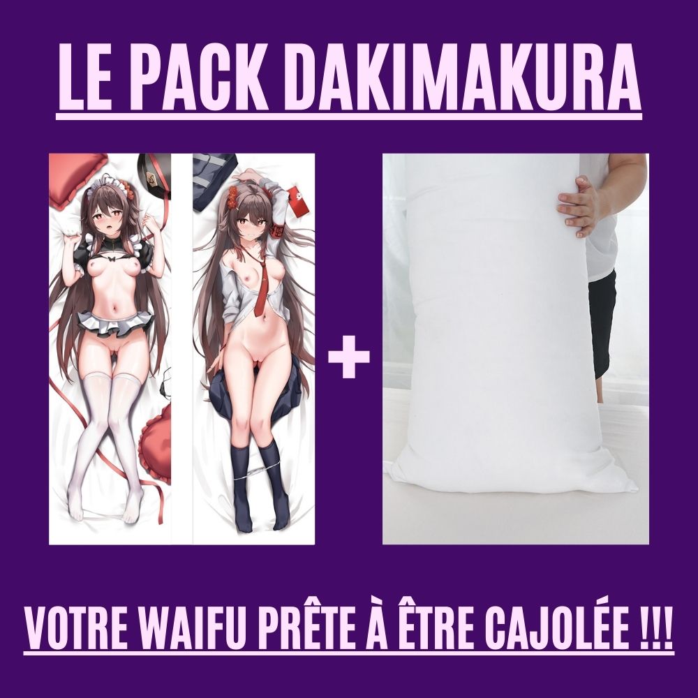 Dakimakura Hu Tao Maid Sexy