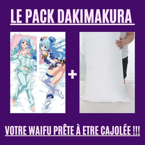 Dakimakura Aqua Uniforme & Pyjama Avec | WaifuParadise