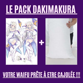 Dakimakura Emilia uniforme simple Avec | WaifuParadise
