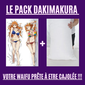 Dakimakura One Piece Nami nue et bikini maillot de bain Avec | WaifuParadise