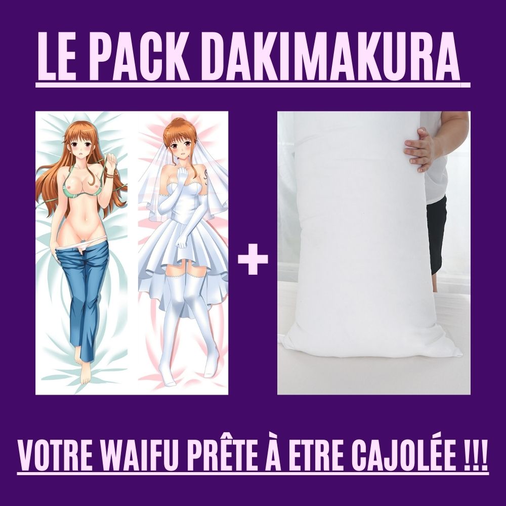 Dakimakura One Piece Nami en robe de mariage après ellipse Avec | WaifuParadise