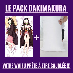 Dakimakura Nezuko Petite Culotte Demon Slayer Avec | WaifuParadise