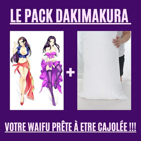 Dakimakura One Piece Nico Robin en uniforme après éllipse et danseuse du ventre Avec | WaifuParadise
