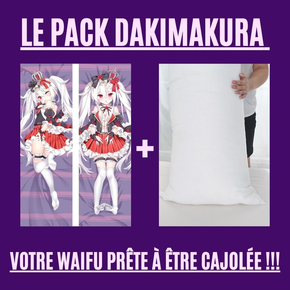 Dakimakura Vampire Night Princess Idol Pantyhose Blanc Avec | WaifuParadise